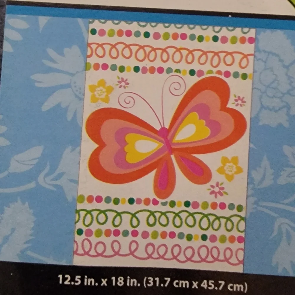 Colorful Garden Flags Set‎ of 3 New
